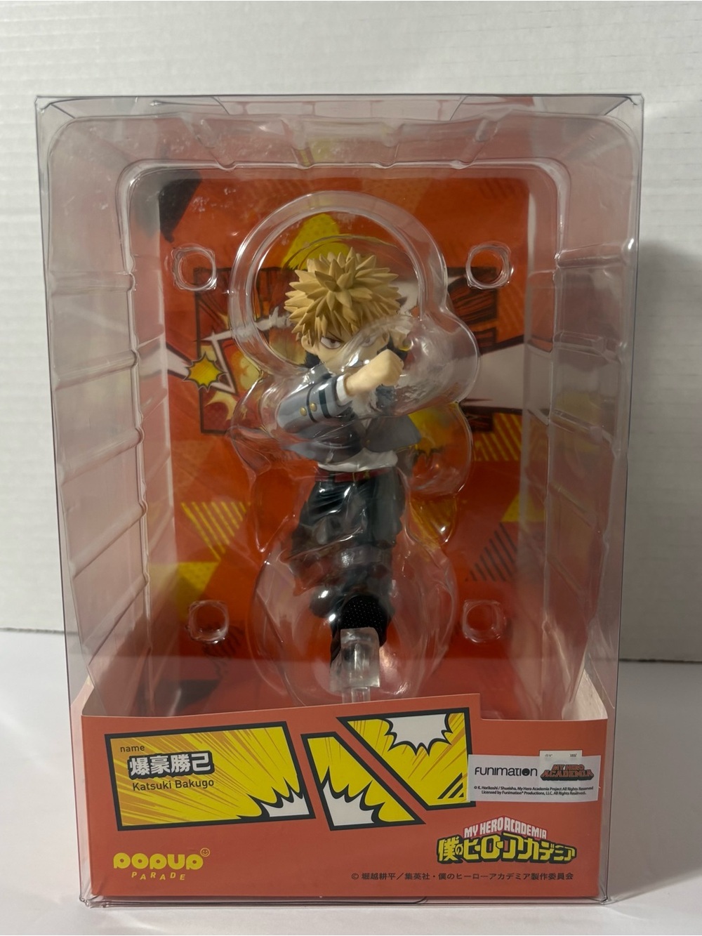 RARE POP UP PARADE My Hero Academia Katsuki Bakugo Figure from JAPAN